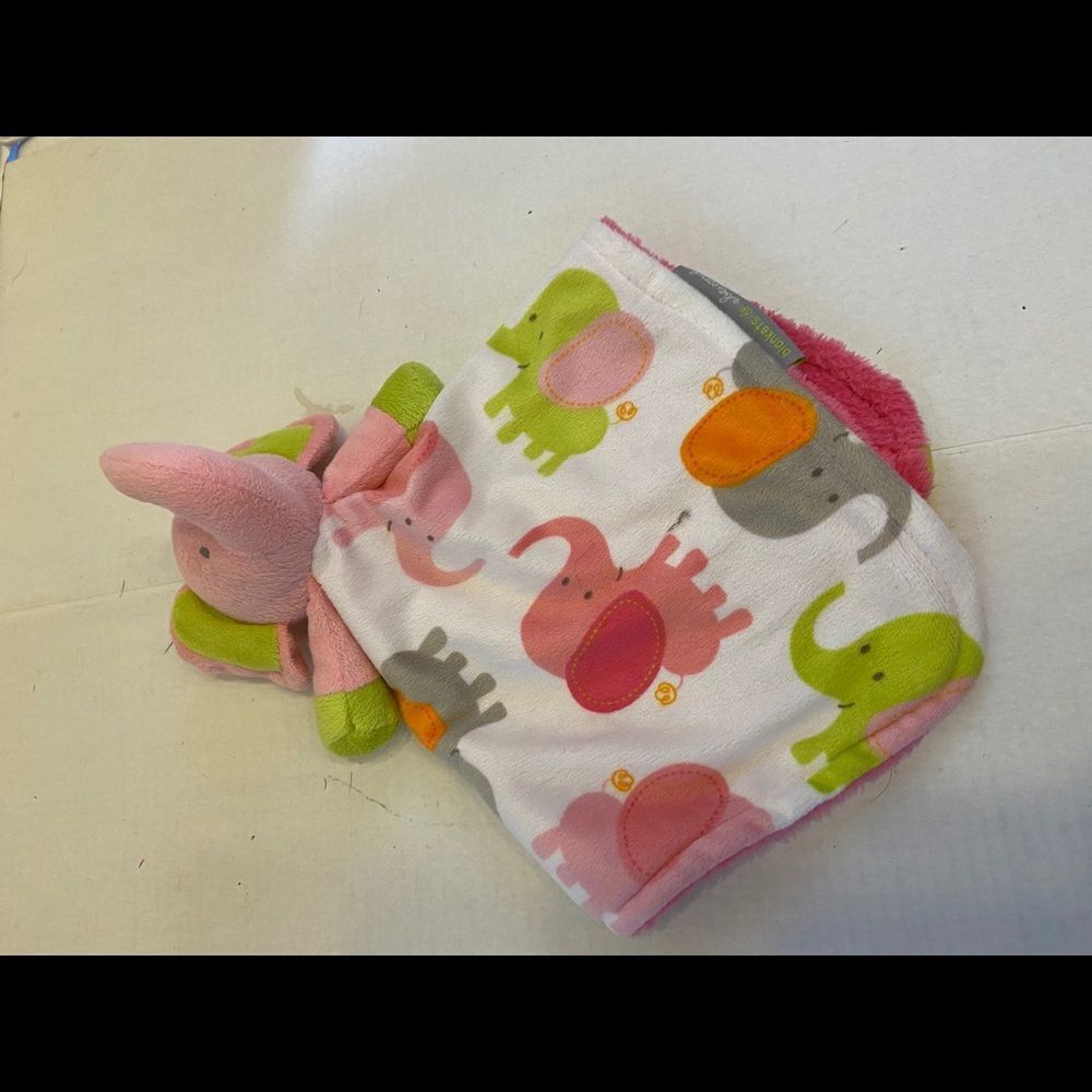 Blanket and beyond pink elephant‎ blankie